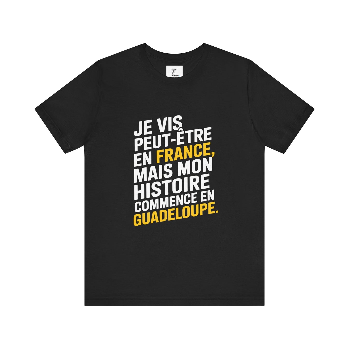 T-shirt Vivre en France :  Guadeloupe