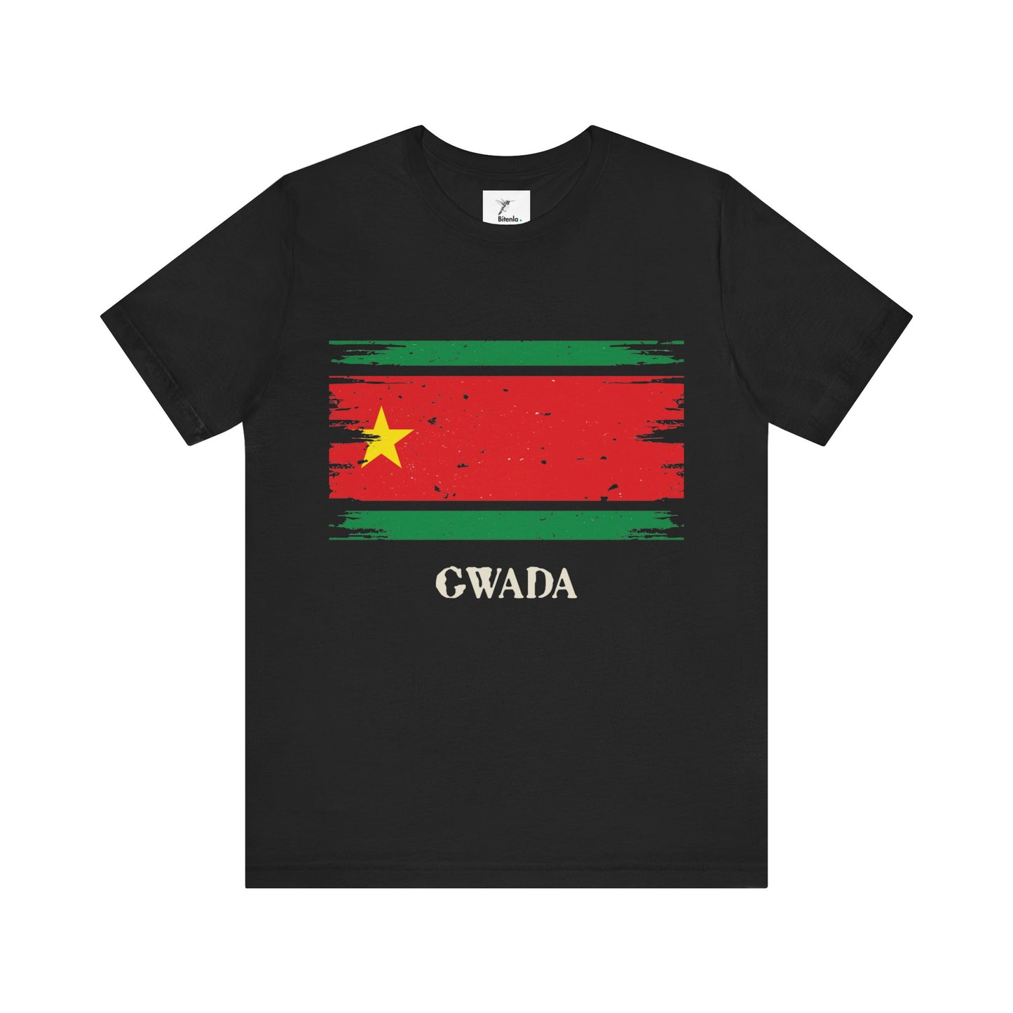 T-shirt drapeau Gwada