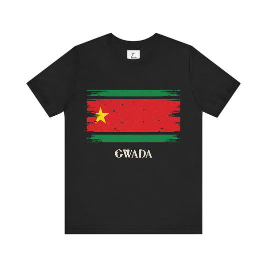 T-shirt drapeau Gwada