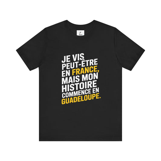 T-shirt Vivre en France :  Guadeloupe