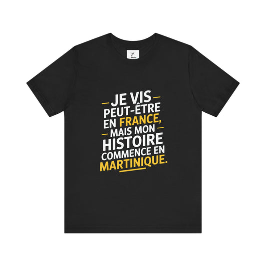 T-shirt Vivre en France : Martinique