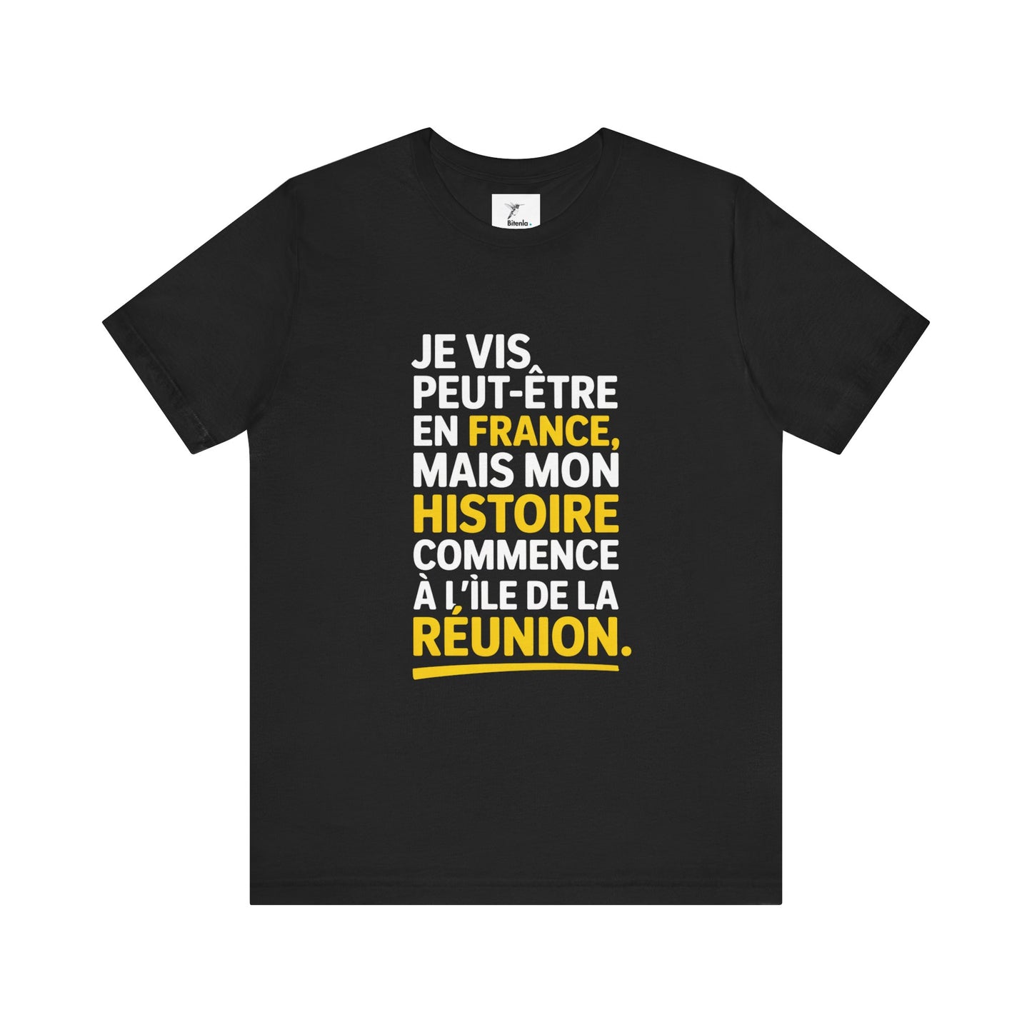 T-shirt Vivre en France : La Réunion
