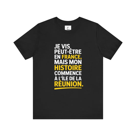 T-shirt Vivre en France : La Réunion